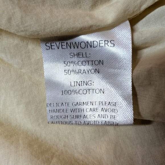 Seven Wonders Dress Fruit Maxi Whimsy Tropical Vacation Resort Beach Women Small - Picture 6 of 14